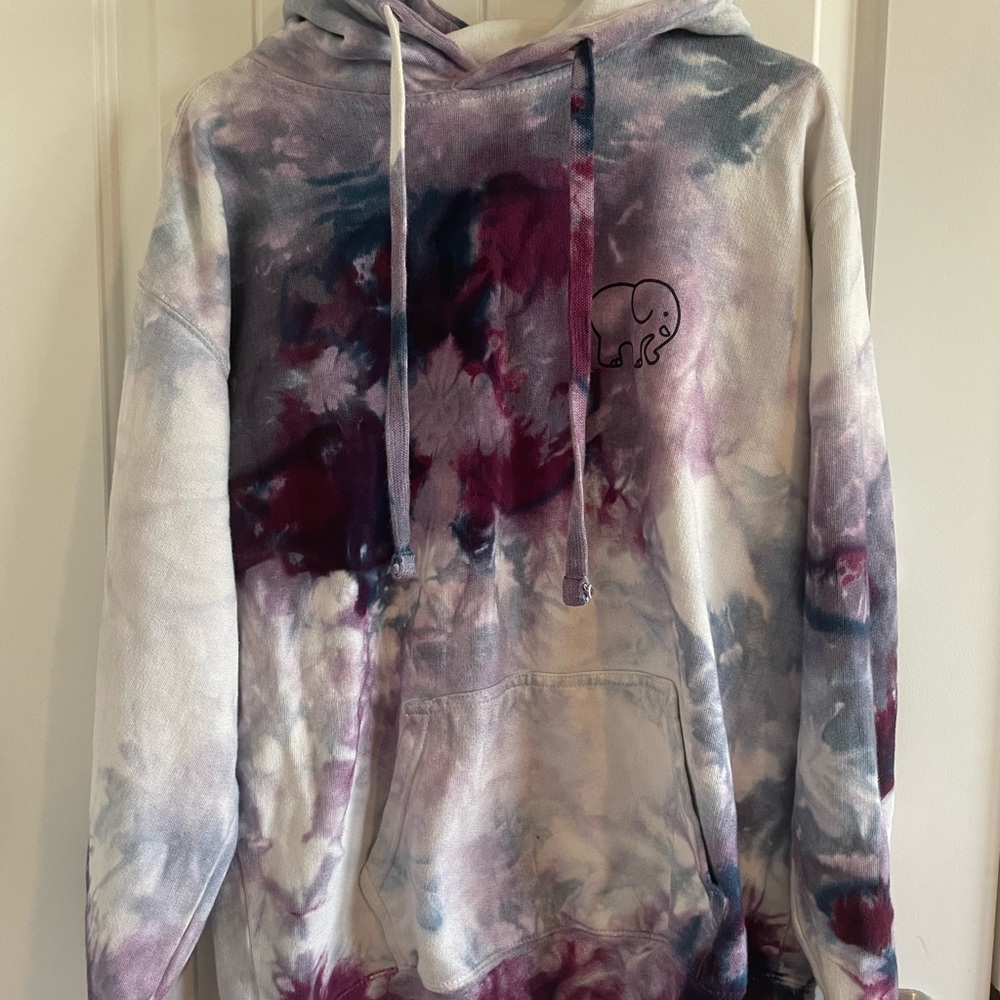Ivory Ella Tie Die Hoodie